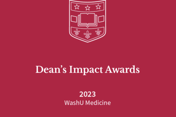 Dr. Neil Anderson, Dr. Carey-Ann Burnham, Dr. Ali Ellebedy and Dr. Bijal Parikh receive Dean’s Impact Awards