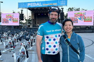 Dr. Ian Hagemann and Dr. Lulu Sun participate in Pedal for the Cause